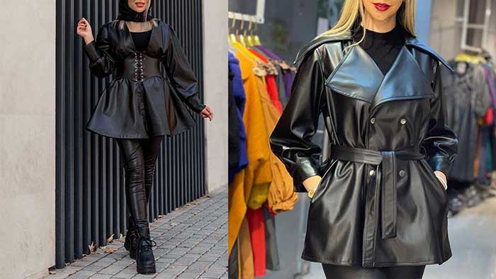 راهنمای خرید کت چرم زنانه