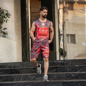 ست رکابی شلوارک پرسپولیس مردانه مدل Rambod